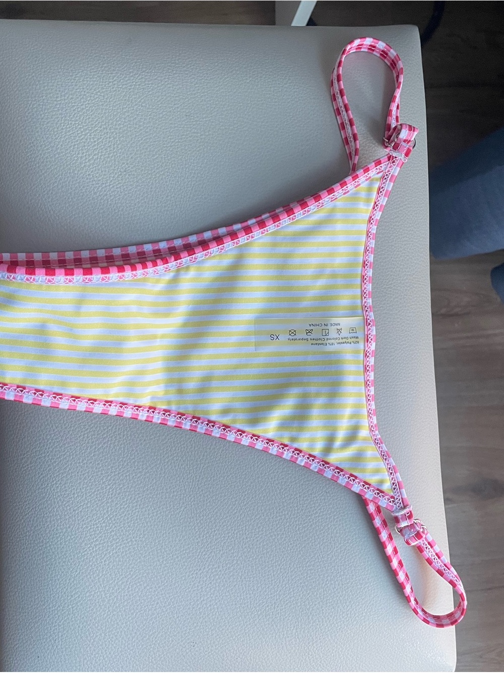 Cute SHEIN Floral & Gingham Bikini Set | Never Worn / Brand New - Picture 10 of 11